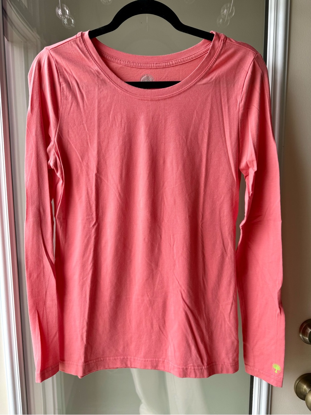 Women’s Long Sleeve Crewneck Top - Pink